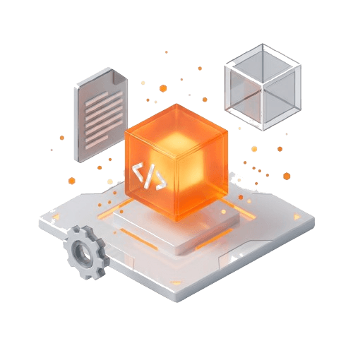 Services 3D Illustration